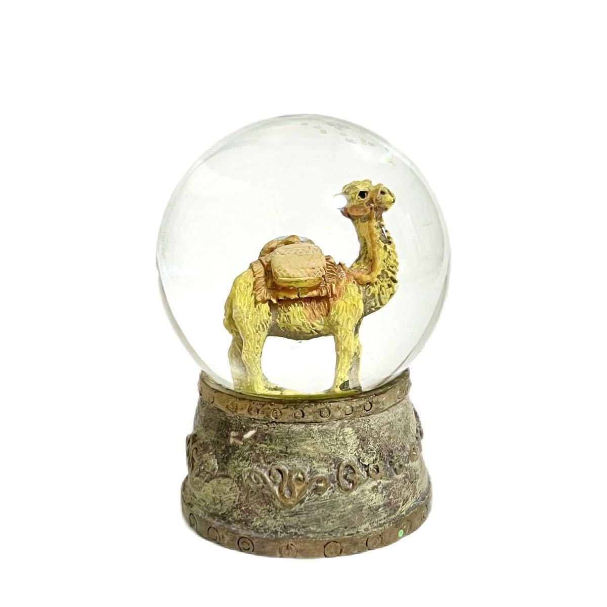 Amazon.co.jp: カタール ラクダ スノードーム スノーグローブ お